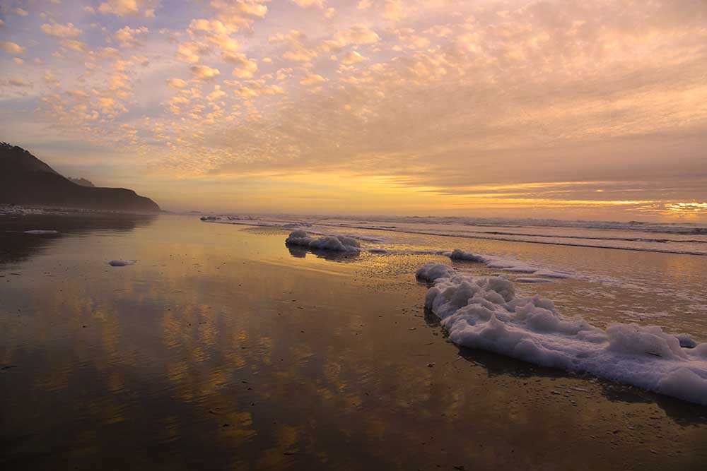 Sunset . California Coastline Sunset